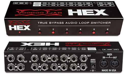 Voodoolab HEX True Bypass Audio Loop Switcher