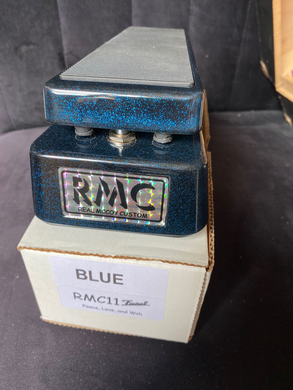 Real McCoy Custom Wah RMC11 Blue Sparkle