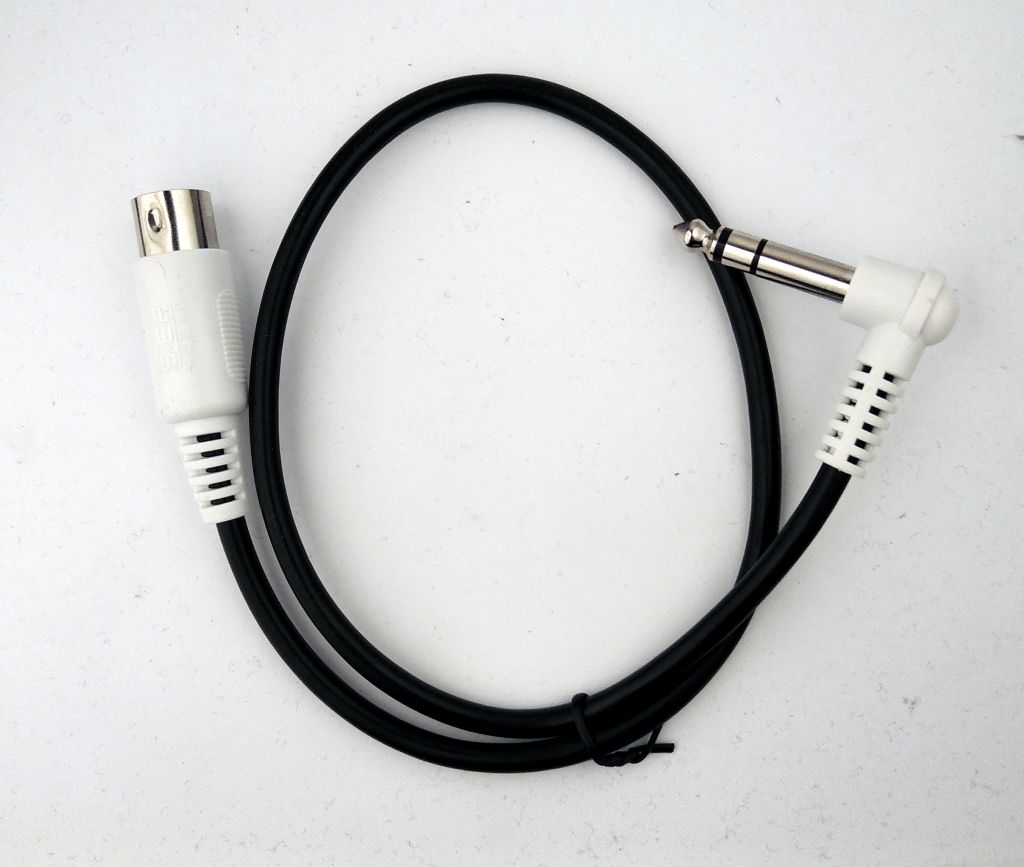  Chase Bliss 1/4 inch to MIDI Cable WHITE