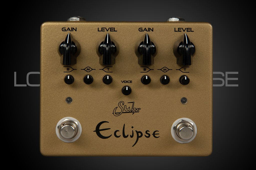 Suhr Pedals Eclipse Dual Channel Overdrive Limited Edition Gold