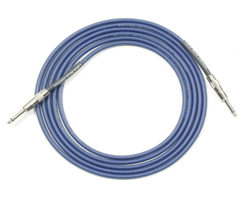 Lava Cable Lava Cable Blue Demon Guitar Cable 2xStraight Plug