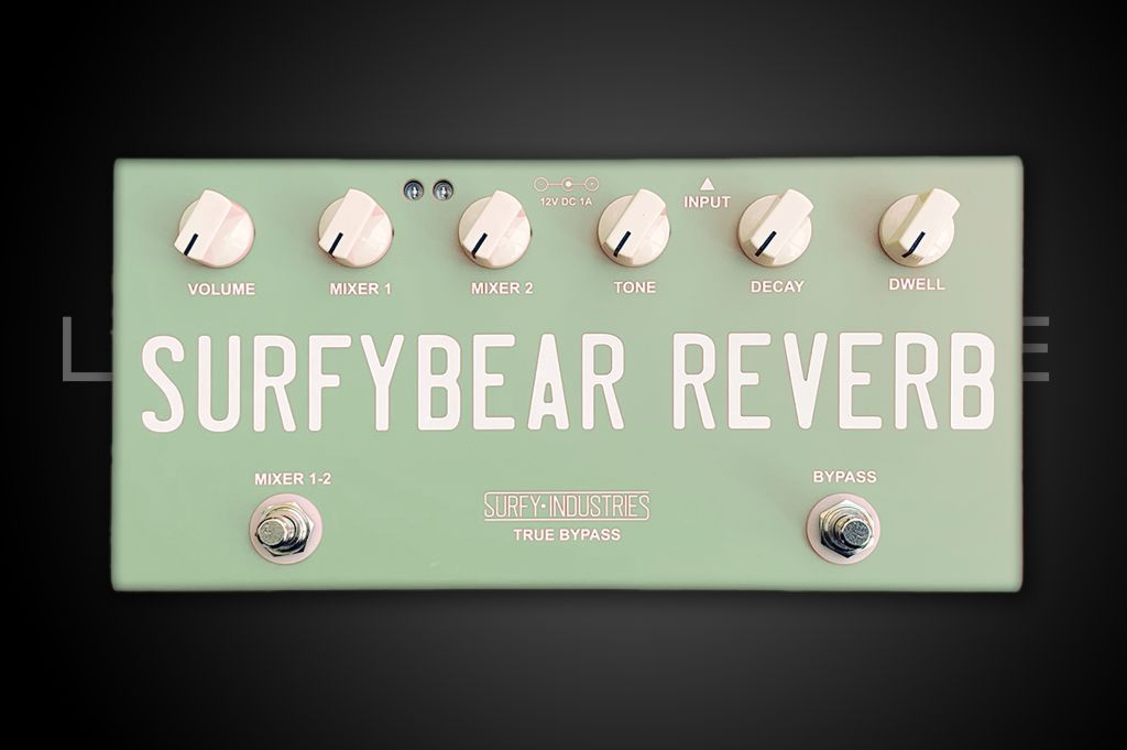 Surfy Industries SurfyBear Compact Reverb Tank GREEN