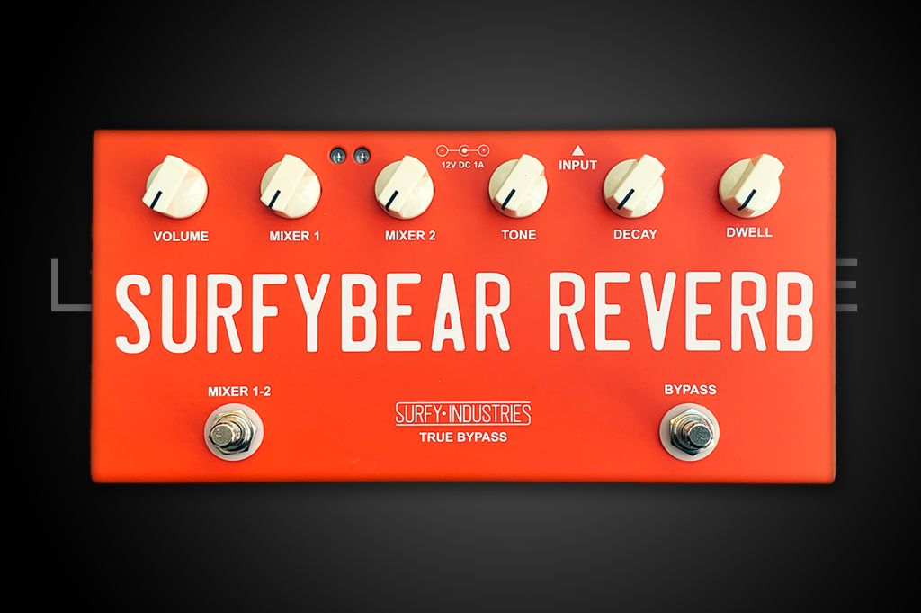 Surfy Industries SurfyBear Compact Reverb Tank RED